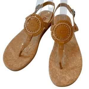 UGG Ayden II Thong Sandal in Almond Tan Size 10